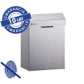 MERIDA STELLA Anti-FingerPrint sanitary bin with a lid 4,5 l, satin stainless steel with AFP coating